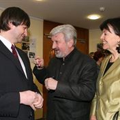 Jan Hrusinsky a MUDr Jan Cimicky s choti